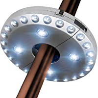 Los mejores  - Txian 28 luces LED de paraguas sin cable de 3 niveles de atenuación de la sombrilla de luz LED paraguas poste de patio…